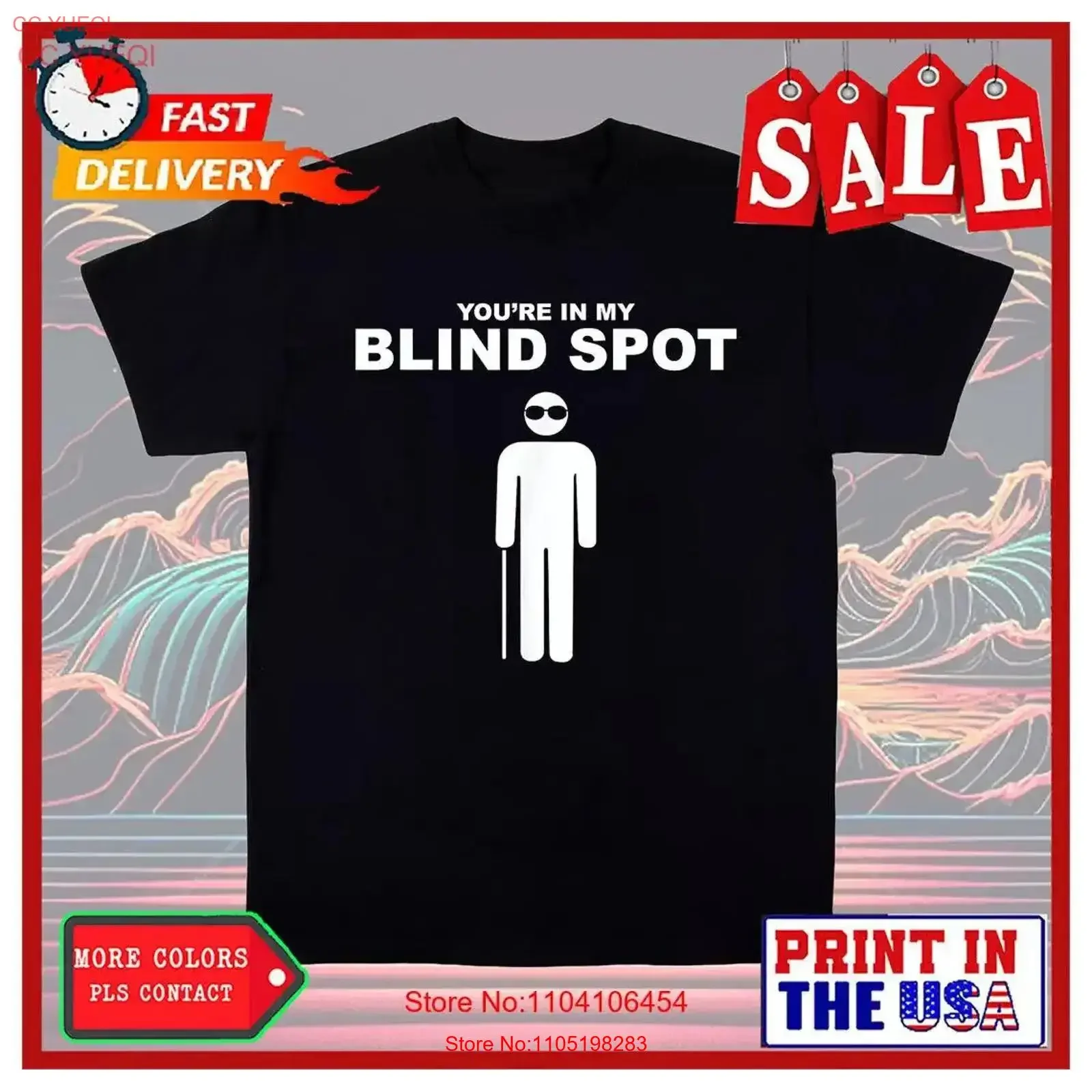 

YOU_RE IN MY BLIND SPOT T Shirt People Person vintage Washed designer clothes Casual graphic Comfortable Breathable Soft