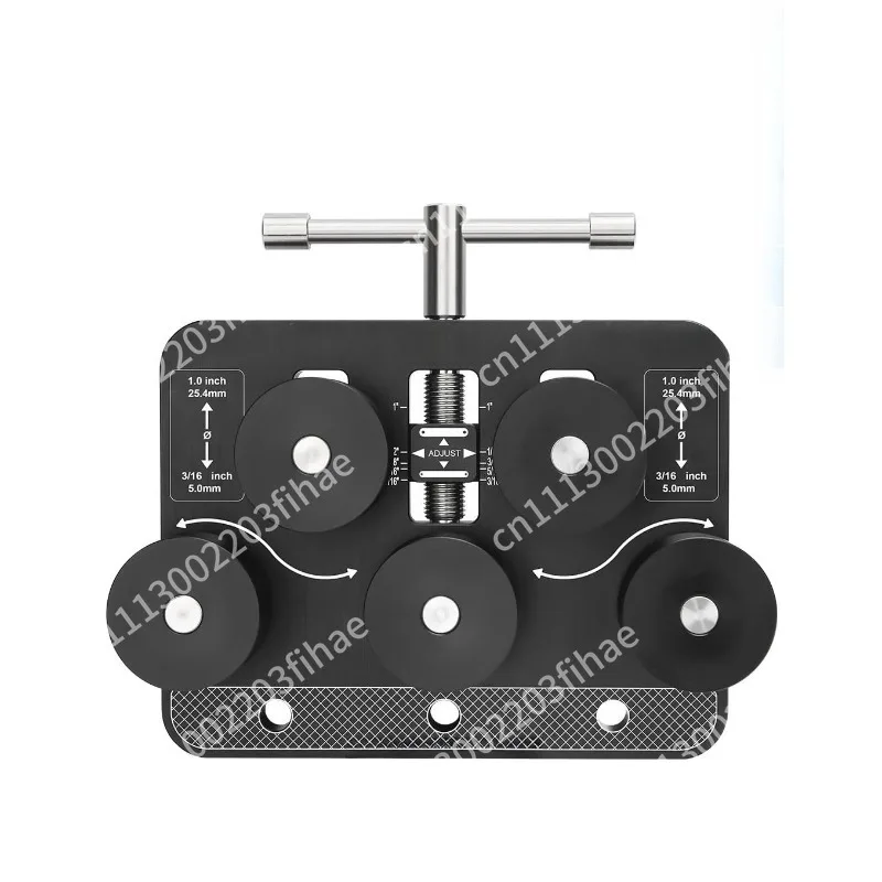 Pipe straightener, brake line straightener for 3/16-1.0 diameter