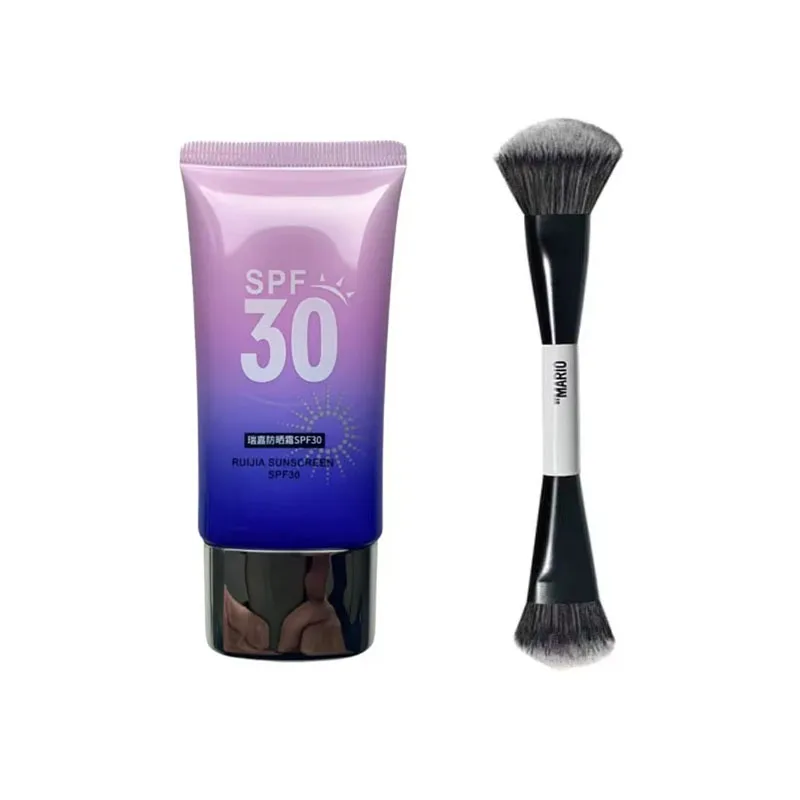 F4 Makeup Brush and New Upgrade SPF30 Shezi Facial UV Protection Emulsion Body Sunscreen  Cream  Anti-Aging Oil-control