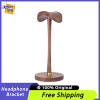 FiiO HS21 Walnut Solid Wood Headset Bracket HiFi Sound Head-mounted Headphone Bracket Gaming Accessories For PC Gamer Gifts