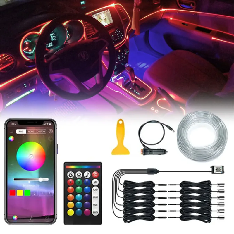 

Car Modeling Cold Ambient Line Car Neon Car Light Emitting Diode