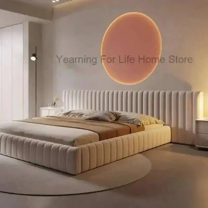 

Queen Nordic Bed Royal Double King European Headboard Frame Double Bed Girl Boys Letti Matrimoniali Furniture For Bedroom