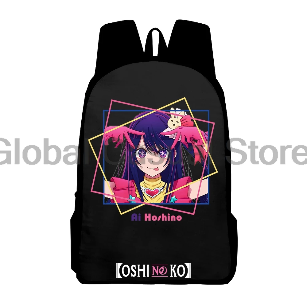 Oshi No Ko Ai Hoshino Anime Backpack Women Men Daypack Harajuku Casual Travel Bag Cartoon Bag