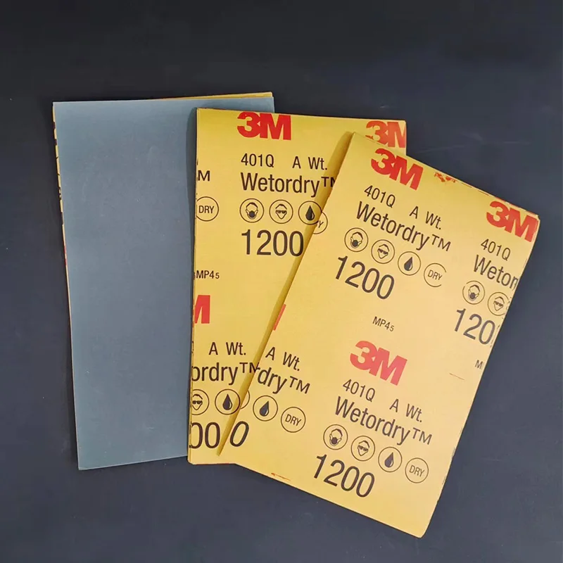 3 m401q automatyczne wykończenie polerowania wykończenie polerowanie piękno wody papier ścierny piasek P1200 Mesh 139*228 MM