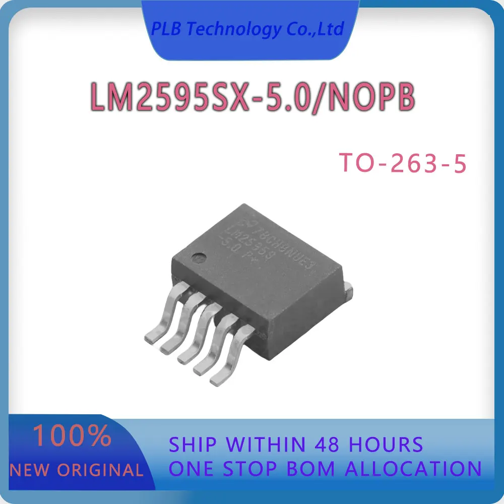 Original LM2595 Integrated circuit LM2595SX-5.0/NOPB TO-263 Power management IC chip New Buck converters Electronic Stock