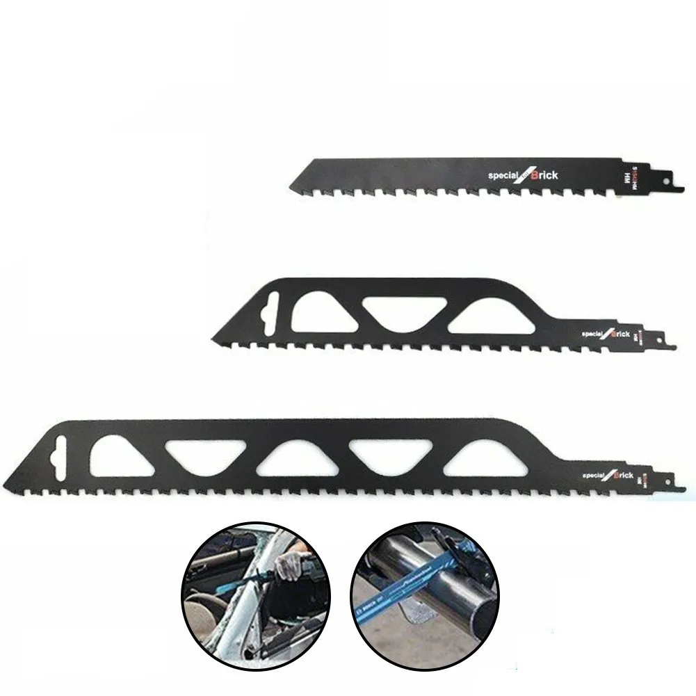 

Reciprocating Saw Blade Cutting Recip-Sabre Saw Blade Steel Brick Concrete Stone Demolition Handsaw Multi Saw Blade Cutting Tool