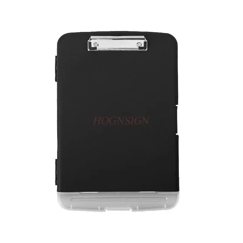 Waterproof paper storage file box A4 multifunctional copywriting board clip file box plastic desktop organizer