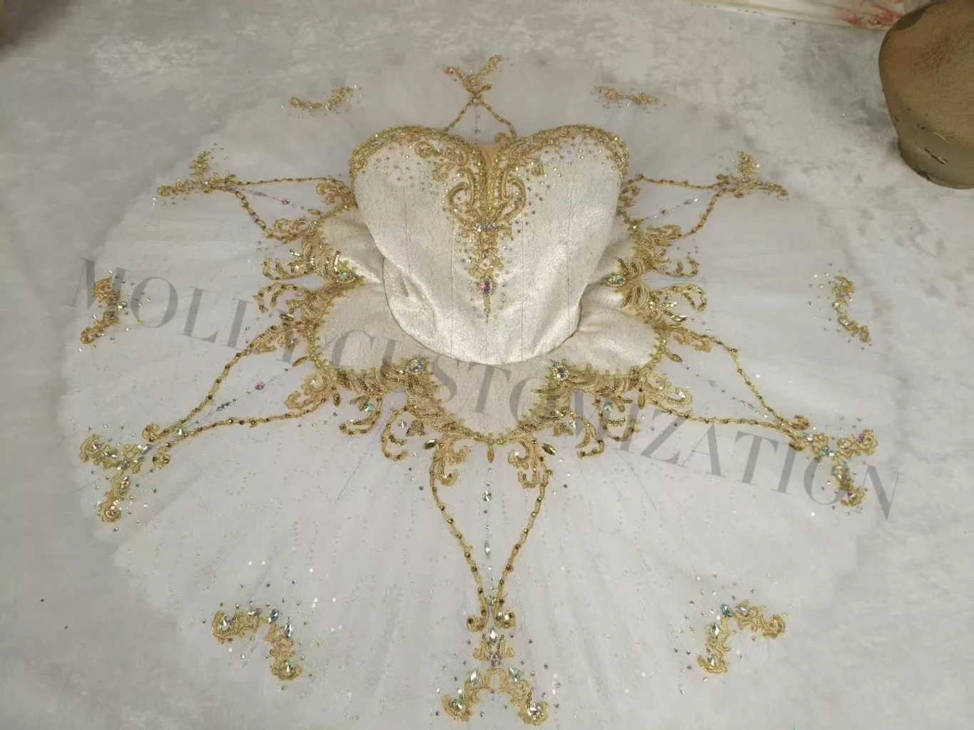 

Новая индивидуальная юбка-пачка для балета «Серебряная фея» в стиле «Спящая красавица» для выступлений и соревнований, для взрослых и детей