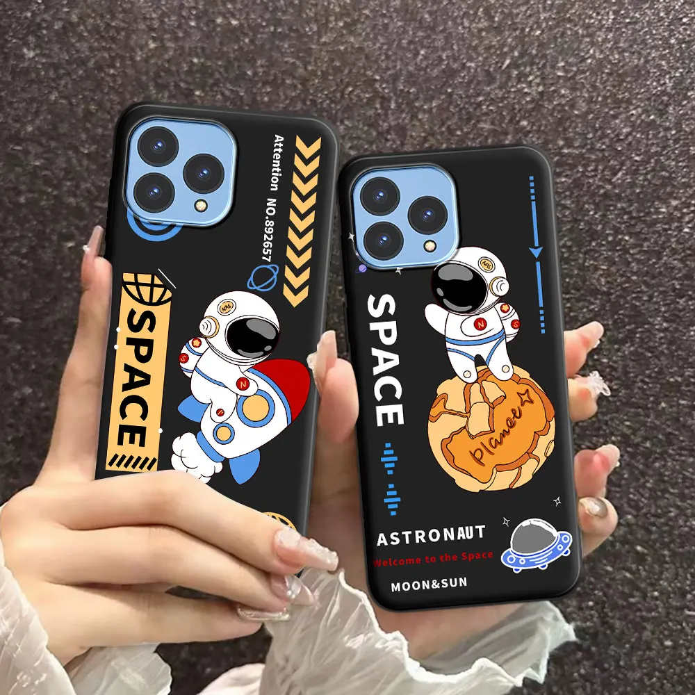 For Cubot P80 Case Soft Silicone TPU Astronaut Pattern Phone Case For Cubot P80 p80 Protective Back Cover Fashion Fundas