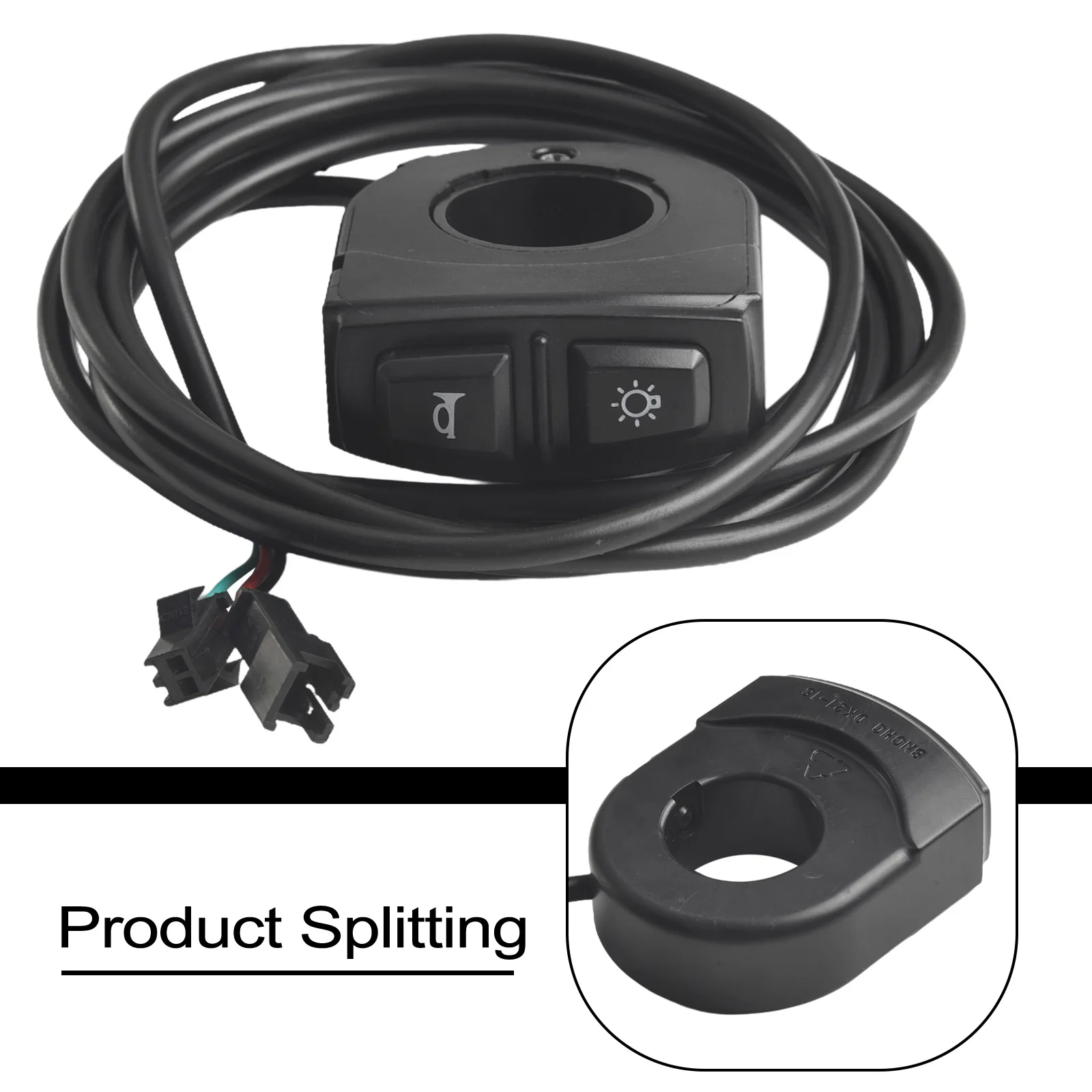 24 فولت 36 فولت 48 فولت متوافق سكوتر المقود التبديل أضواء عامة التبديل خطر مفتاح الإضاءة رئيس مفتاح الإضاءة الضباب مفتاح الإضاءة #3