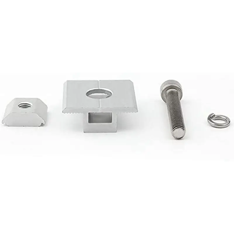 บล็อกเลื่อนอะลูมิเนียมอัลลอยด์สำหรับแผงโซลาร์เซลล์ ABNH แบบแรงดันปานกลาง ขนาด 40 มม. สำหรับเชื่อมต่อและยึดแผงโซลาร์เซลล์