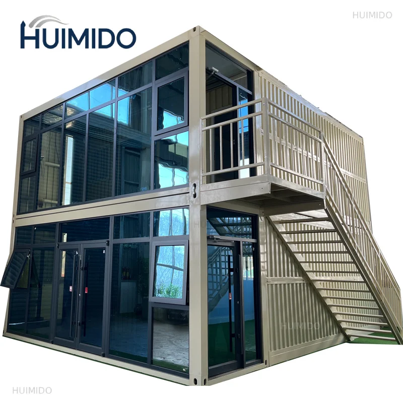 Deluxe Prefabricated 1 2 3 4 Bedroom Flat Packaging Container Room Folding Room Prefabricated 2 Floor Modern Coffee Shop Room