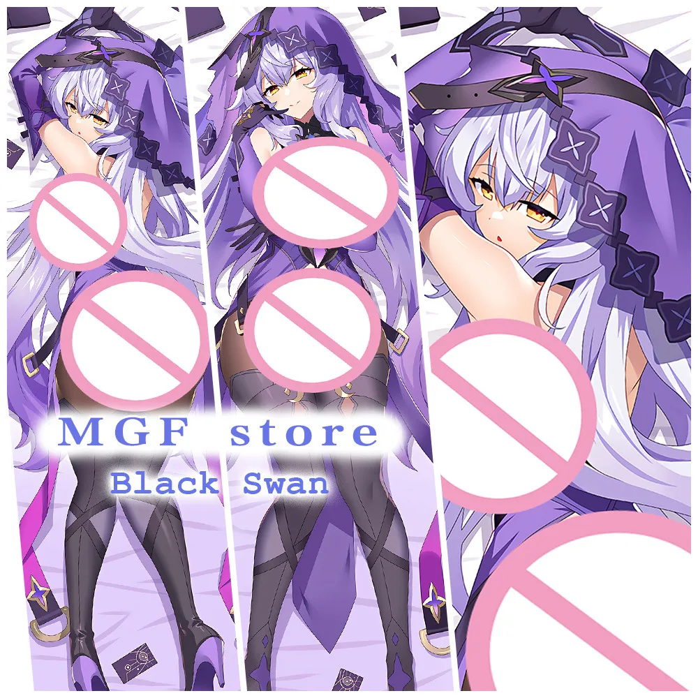 

Honkai Star Rail Black Swan Otaku Anime Dakimakura Body Pillowcase Sexy Double Sided Printed Kawaii Cosplay Costume Cushion Case