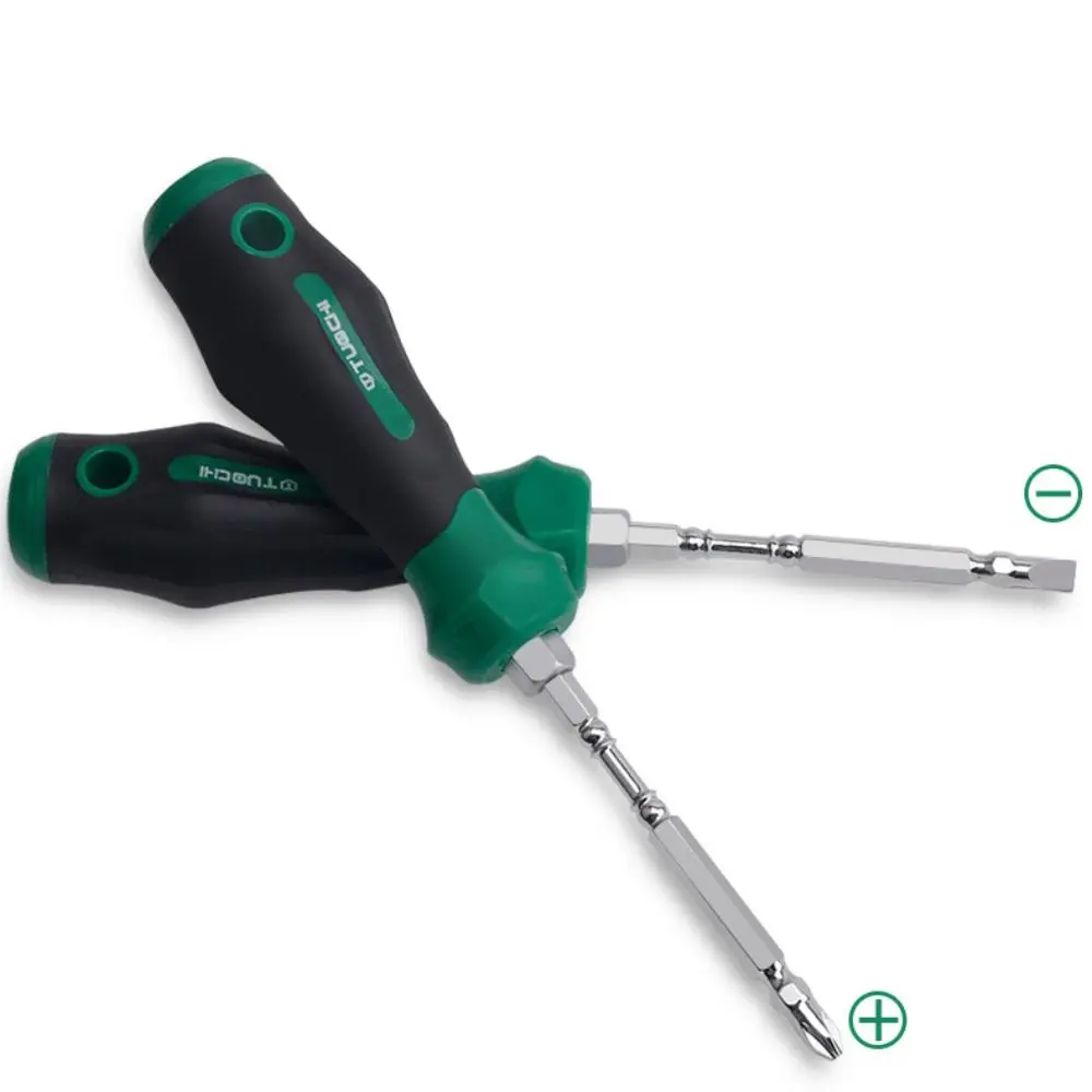 Professional Double-head Insulated Screwdriver Non-slip Handle Hand Tools Circuit Tool Slotted Corss Screwdriver Bit