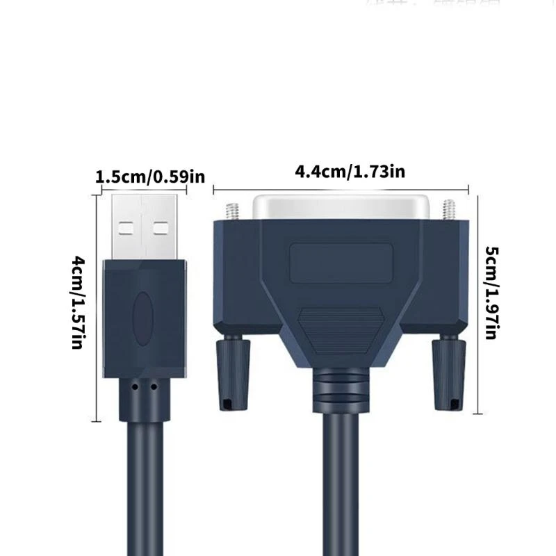 B03C USB naar DB25 Parallelle poortprinteradapterkabel Fast Data Transfer vrouw