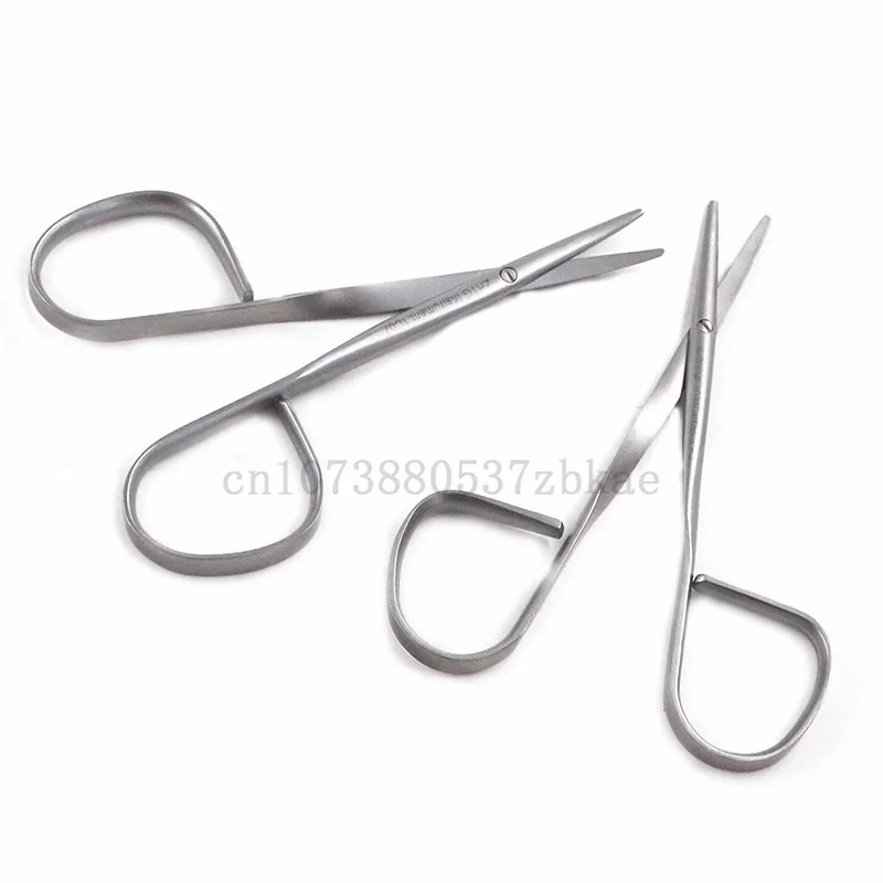 Twisted Handle Tissue Separating Scissors Peeling Scissors Eyelid Ophthalmic Surgical Scissors Fine Scissors Beauty Tools