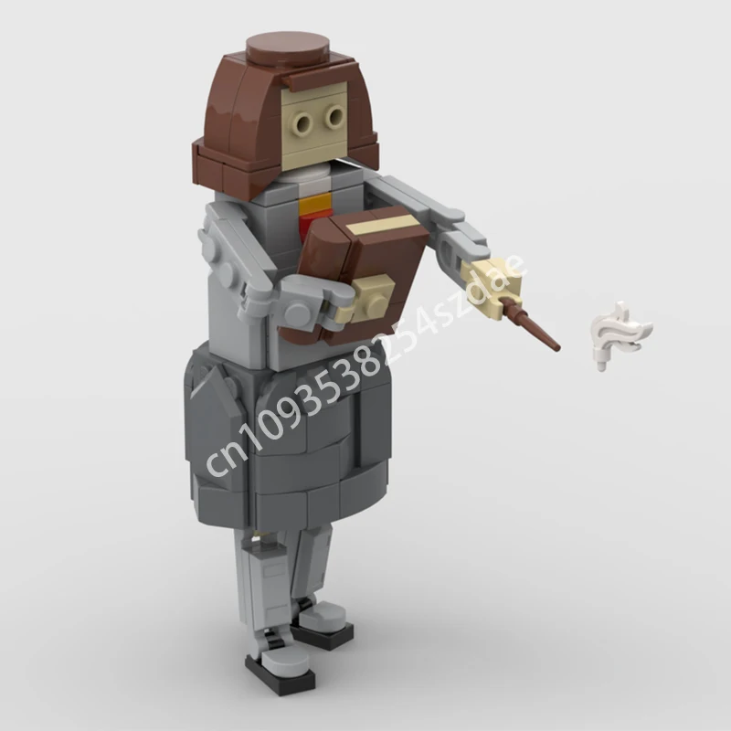 

169 шт. MOC Hermioness Granger & Crookshanks фигурка Гарри строительные блоки модель образование Рождественская игрушка подарок сборка