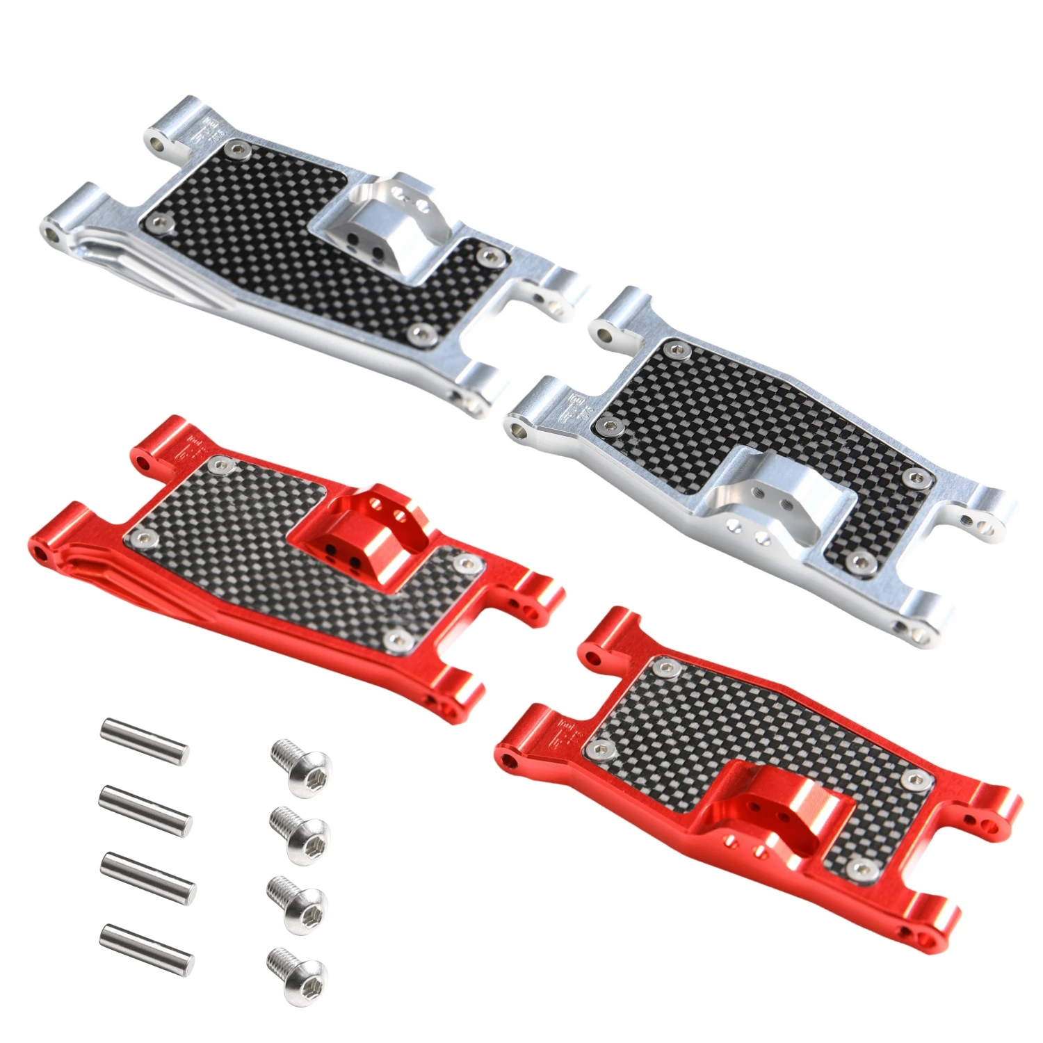 GTBRacing CNC 7075 T6 Vorderradaufhängungsarm für 1/10 Losi Hammer Rey U4 4WD RC Car Upgrade Ersatzteil – Detail 2