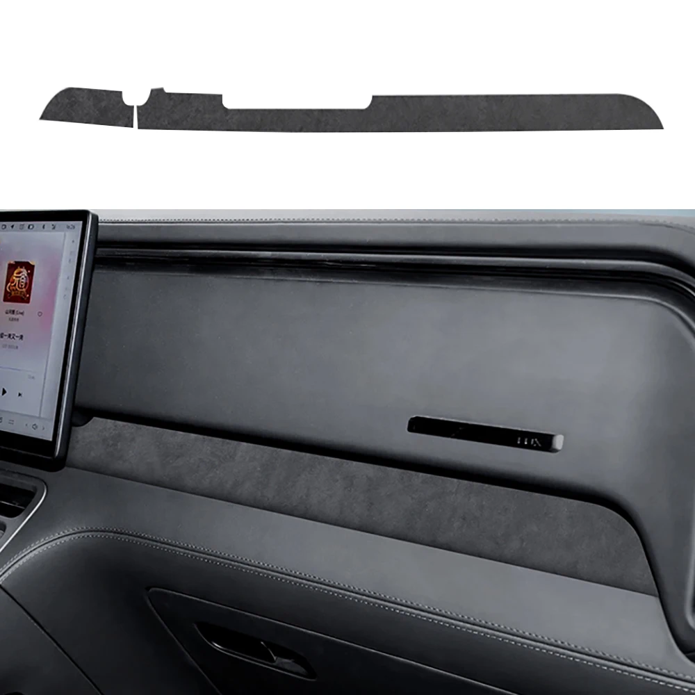 NEW Car Center Console Dashboard Panel Decorative Sticker For BAIC JISHI Rox 01 Polestone 01 2023-2025 Suede Interior Accessorie