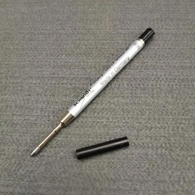 Stylo à bille rmatérielle allemand NipBlack, recharge commune, pointe de 900mm, stylos d'écriture de bureau, fournitures quotidiennes, luxe, Schmidt, 9000m, 0.8m, 1 pièce, 6 pièces