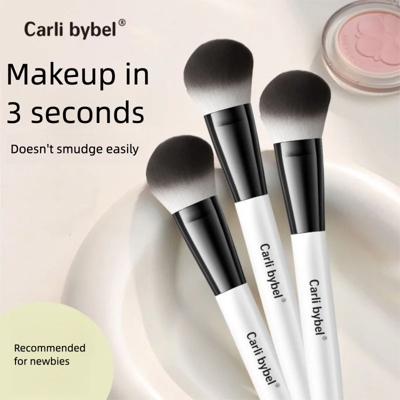 Ultra-Soft Non-Prickly Slope Pointed Blush Makeup Brush Natural Face Blending Brush Essential for Beginners - Non-Shedding