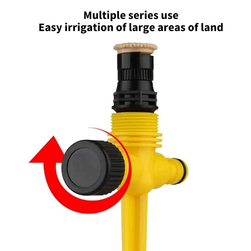A57M-Household Garden Irrigation Sprinkler For Easy Lawns Care Automatic 360 Degree Rotating Watering Equipment 10Pcs