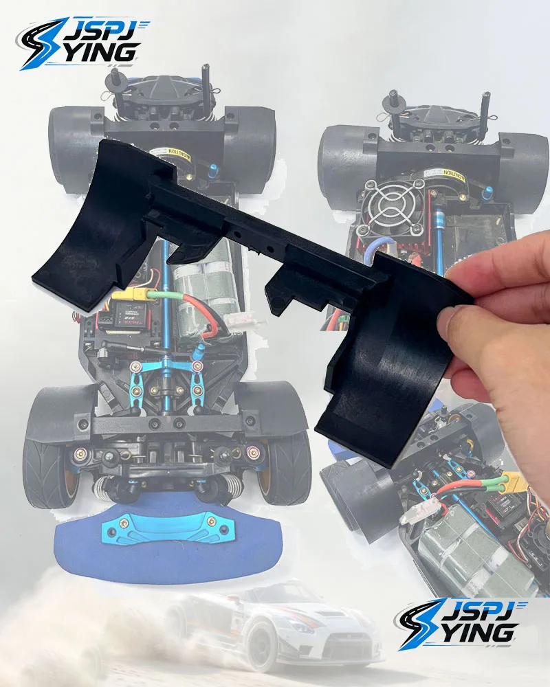 1Set TT02 Mudguard Set No Drill Direct Fit Splash Guard Dirt Shield for Tamiya TT02 1/10 RC Rally Car Upgrade Accessories