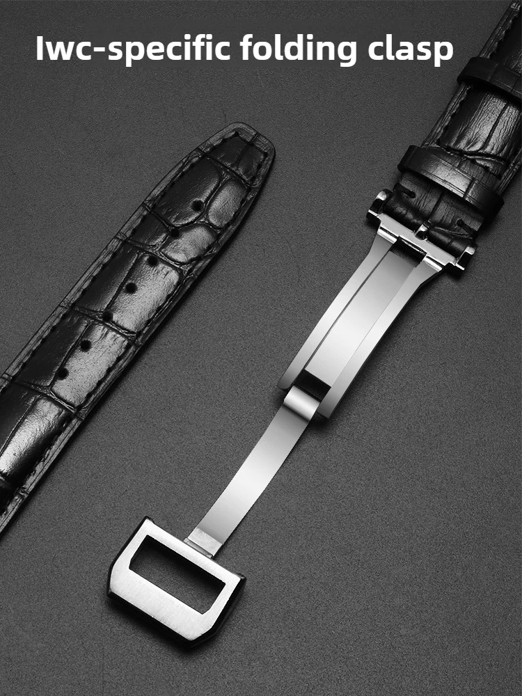 Подходит для часов IWC из натуральной кожи, мужские португальские Porto Fino Mark 18/20 Pilots