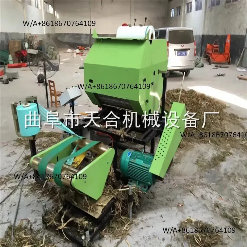 Customize Multi-specification Self-propelled Forage Straw Harvesting And Baling Machine Pneumatic Opening And Baling Film