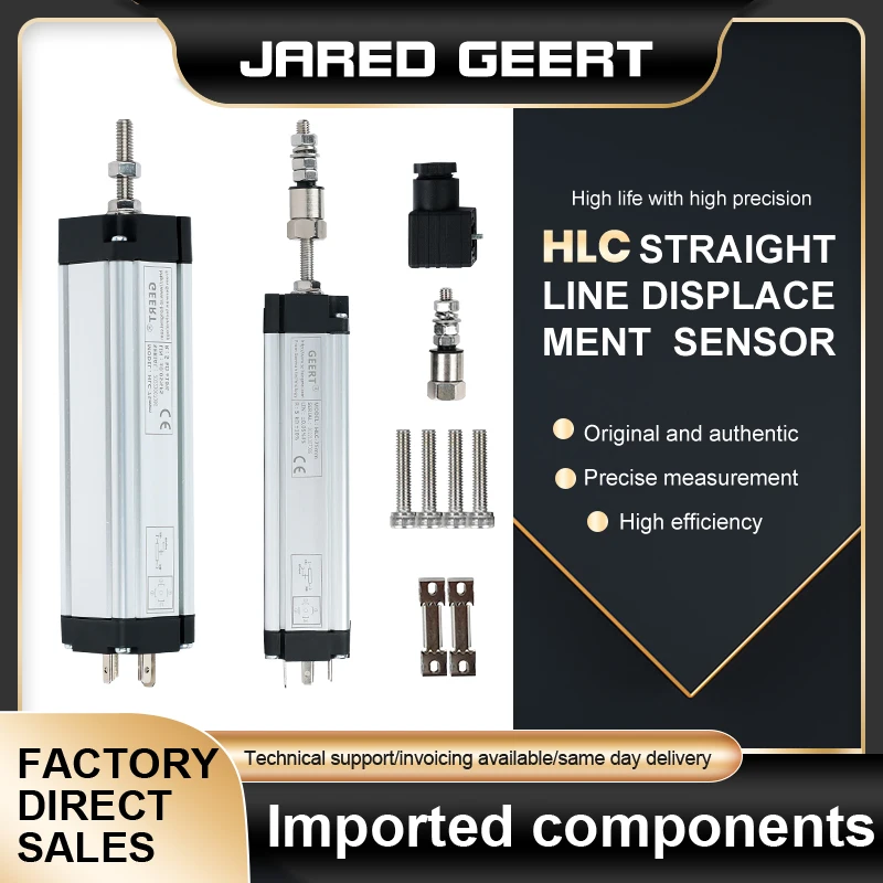 

GEERT HLC 1K Resistance Linear Displacement Transducers High Accuracy Tie Rod Position Sensors Potentiometers Linear Potentiomet