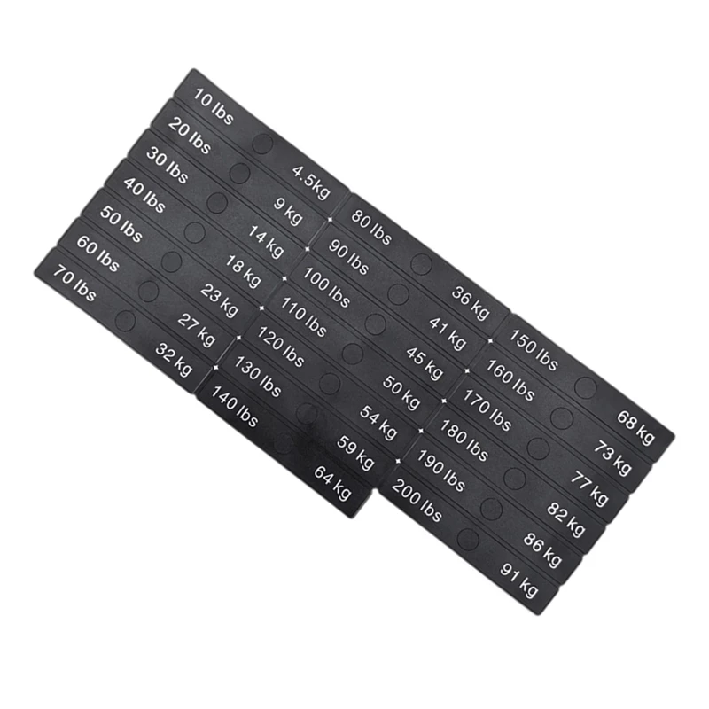 Circuit Breaker Label Sticker Gym Self Sticky Weighted Block Label Sticker Exercise Equipment Decals Weight Stack Labels