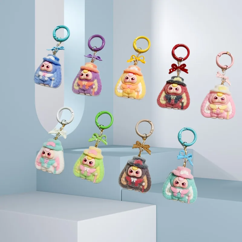 1 قطعة إكسسوارات مجوهرات كرتونية حقيبة سلسلة مفاتيح من الحبوب MOE ملحقات معلقة لعب المد