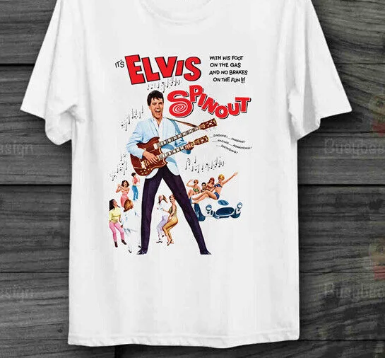 ELVISS PRESLEY SPINN OUTT FILM POSTER Rockk Retroo CooLL Vinta tshirt