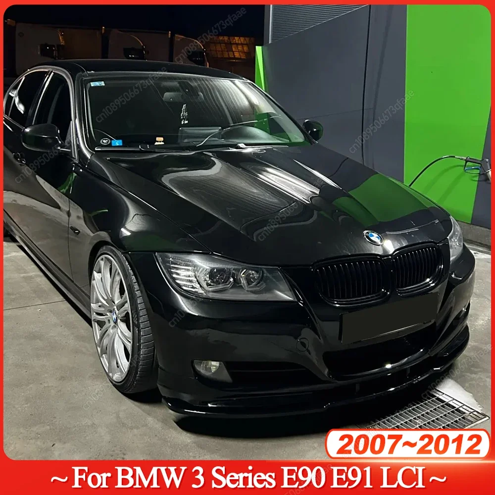 

Front Bumper Spoiler Lip Lower Guard Blade Splitter Board For BMW 3 Series E90 E91 LCI Facelift 325i 330i 2007-2012 Tuning Black