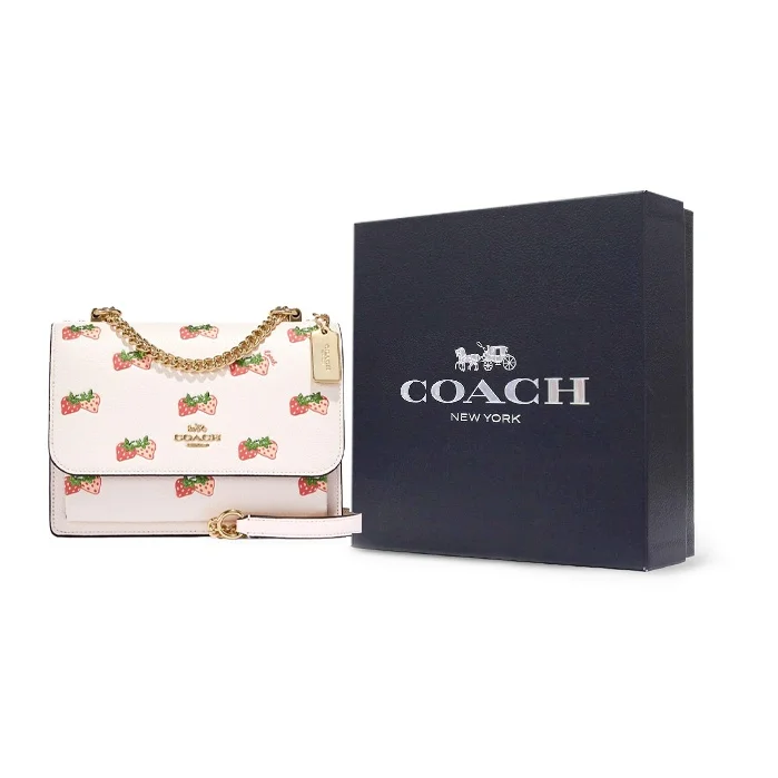 COACH Klare Leather Trunk Bag, Shoulder Bag, Crossbody Bag Small Women's CB599-IMCAH