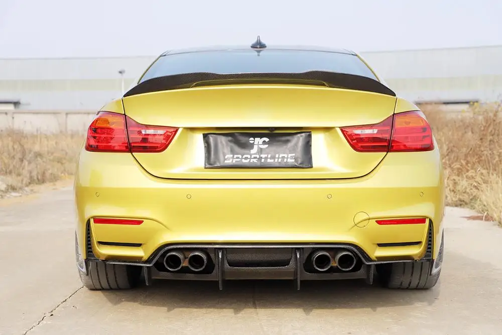 سبويلر خلفي من ألياف الكربون M4 لسيارة BMW F82 M4 كوبيه 14-19