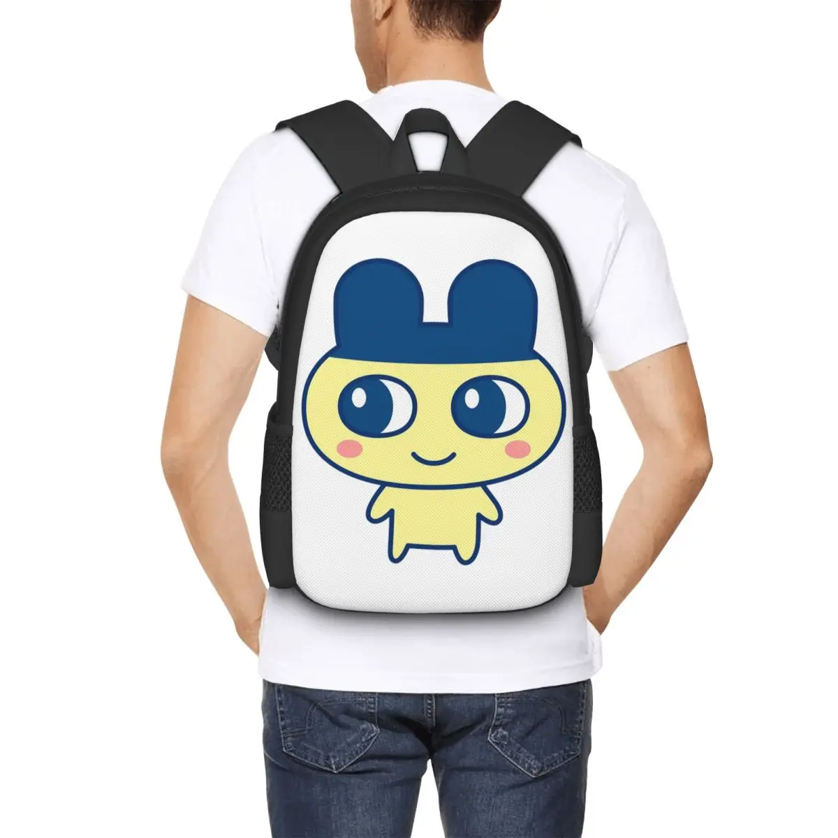 

Рюкзак Tamagotchi Mametchi для студентов, школьный рюкзак, походный рюкзак для путешествий, модная сумка для книг, сумка через плечо для мужчин и женщин
