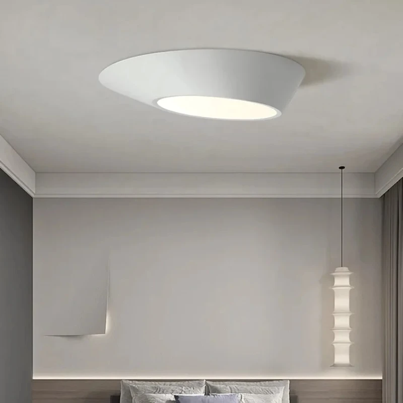 

Nordic Style Modern LED Ceiling Lights White Black Fixtures AC90 - 260V for Living Bedroom Study Room Decoration