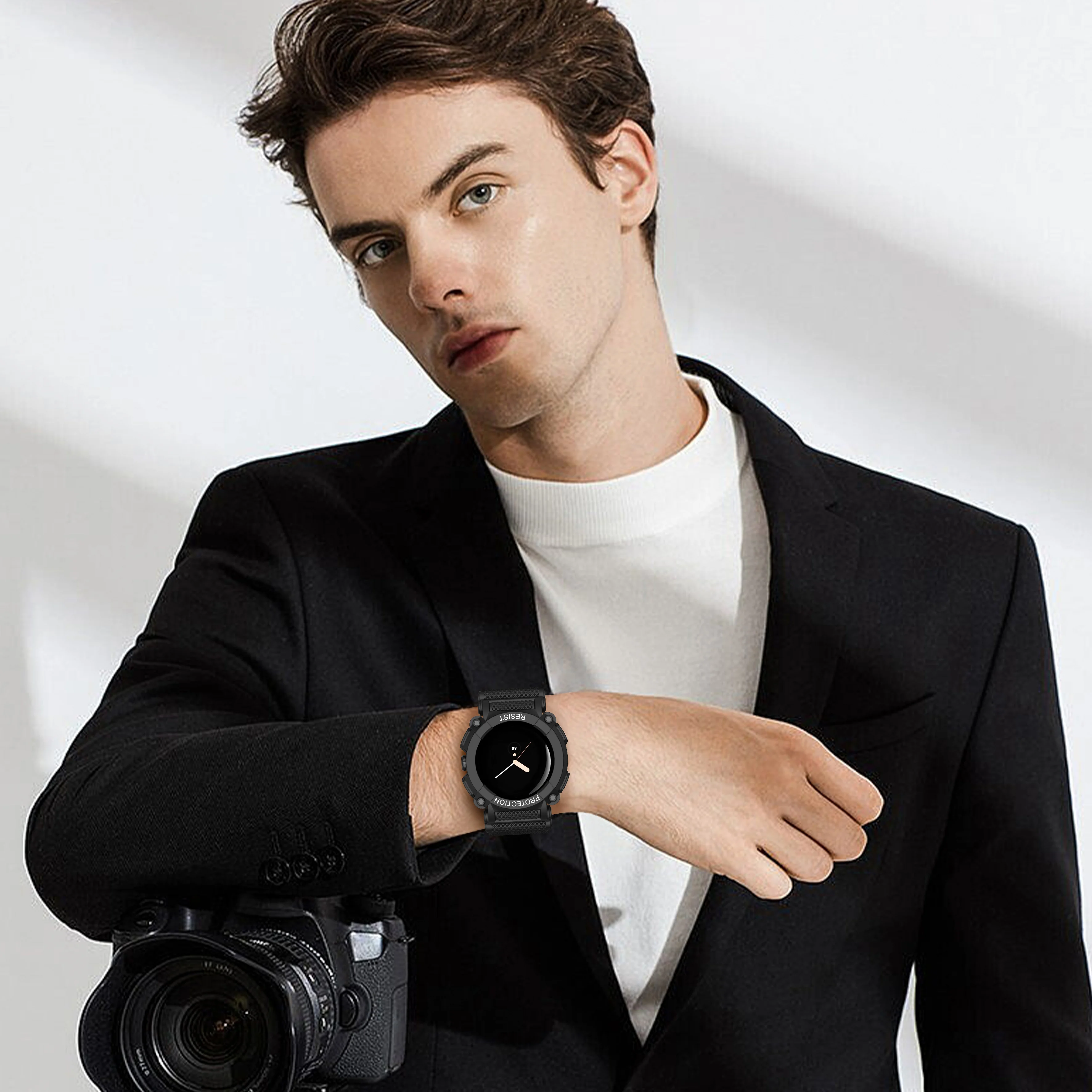 Pulsera deportiva de silicona suave, correa de repuesto ligera y transpirable, Compatible con Google Pixel
