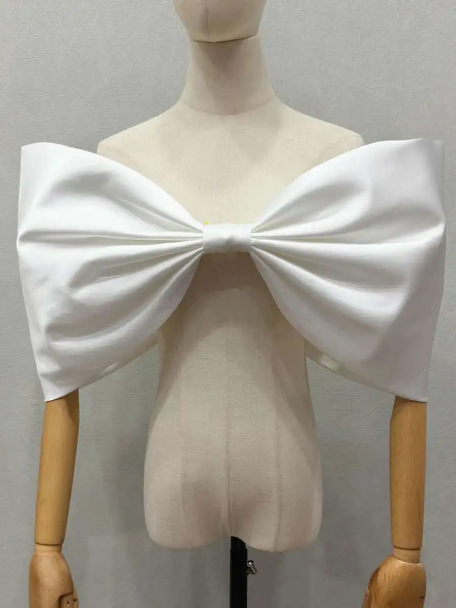 white-satin-shawl-with-large-bow-bubble-sleeve-evening-party-dress-accessory-new-arrival-for-winter-season