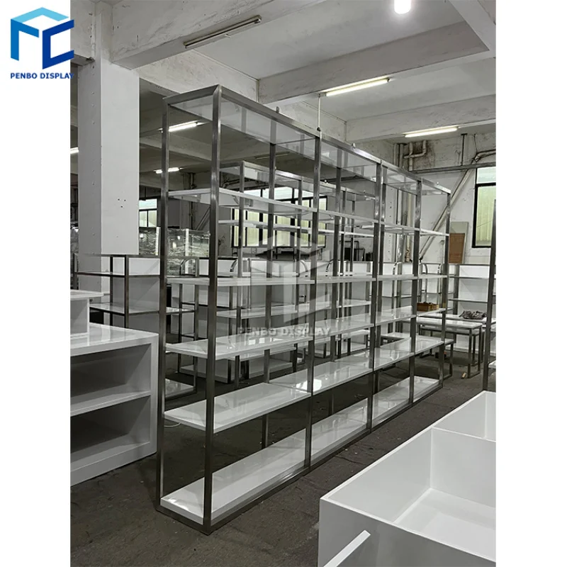 2025customized.Fashion Custom 2 Sided Souvenir Accessories Floor Stand Interior Design Hot Shop Display Rack Boutique S