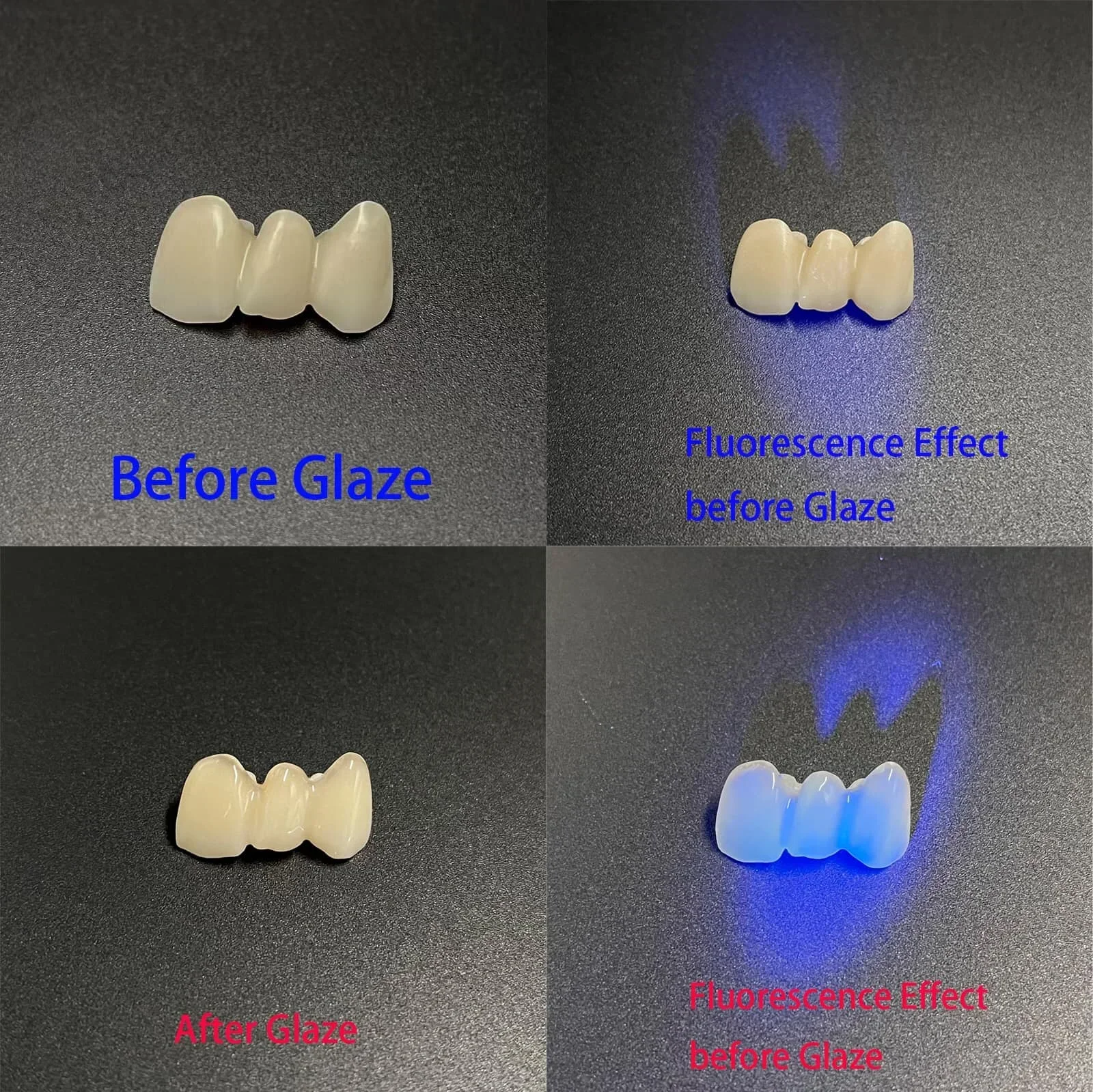 Dental Lab Glaze Pasta 4g Baixa Temperatura Fluorescente Porcelana Manchas Diluição Líquido Refrescante para Zircônia Glazing