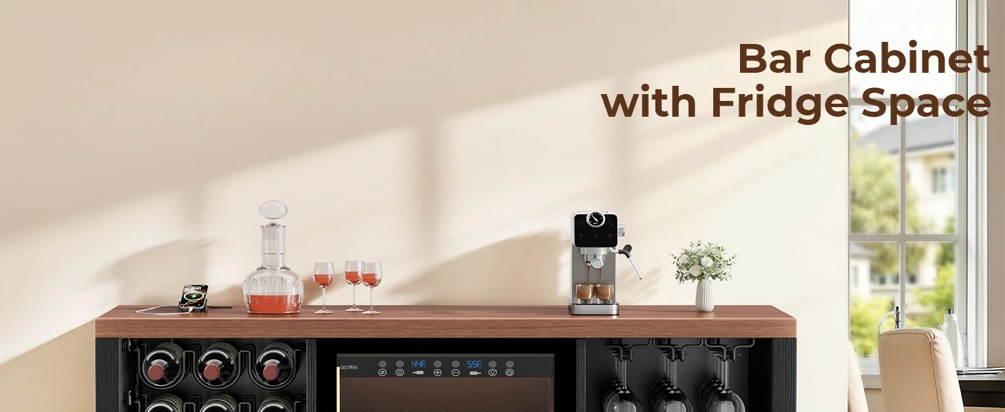 coffee bar cabinet