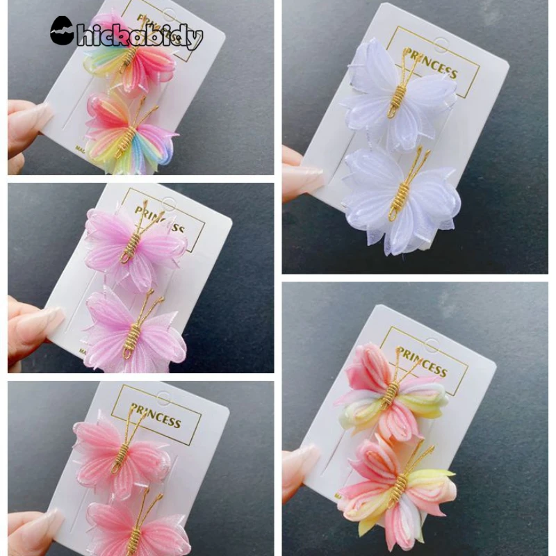 Super Fairy Children's Hair Accessories Cute Butterfly Clip Little Girl's Antique Headwear Baby Butterfly Clip Hair Kuromi