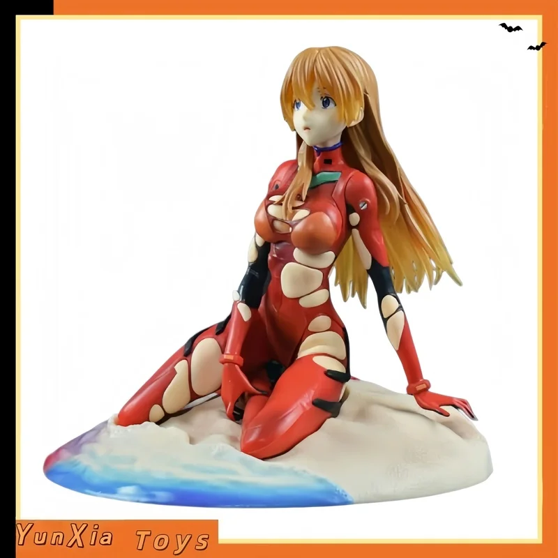 

Eva Asuka Langley Final Scene Battle Damaged Sitting Battle Suit Anime Figure Wholesale