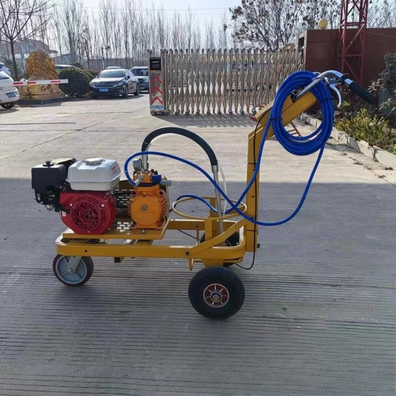 

Hand-pushed road marking machine Cold spray marking machine Small road marking and drawing machine