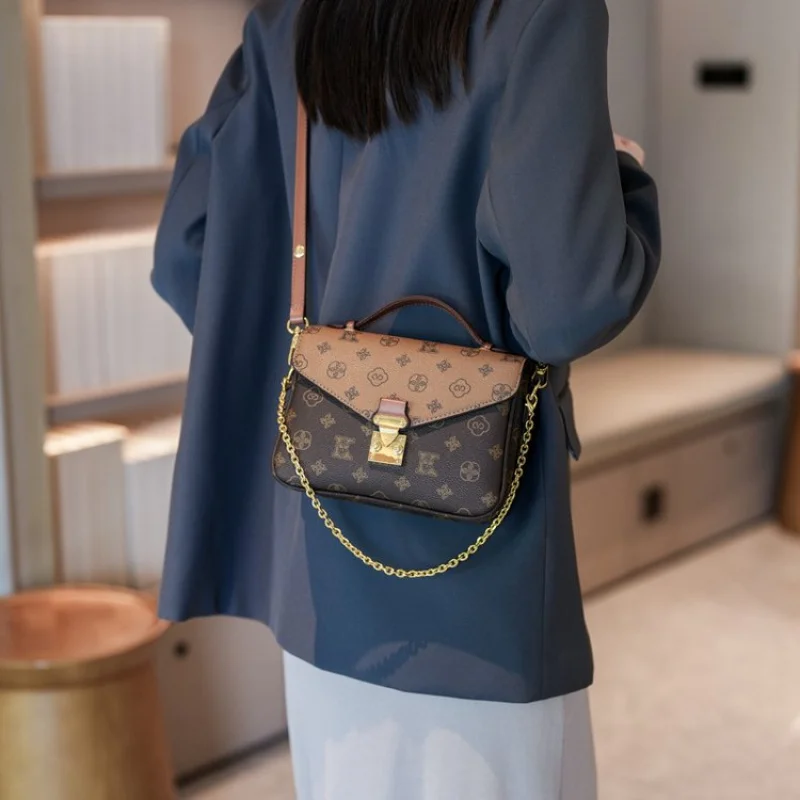 حقيبة يد نسائية مصنوعة من الجلد المنقوش الأوركيد تتميز بمظهر موناكو عالي الجودة وخفيف الوزن وناعم يوميًا