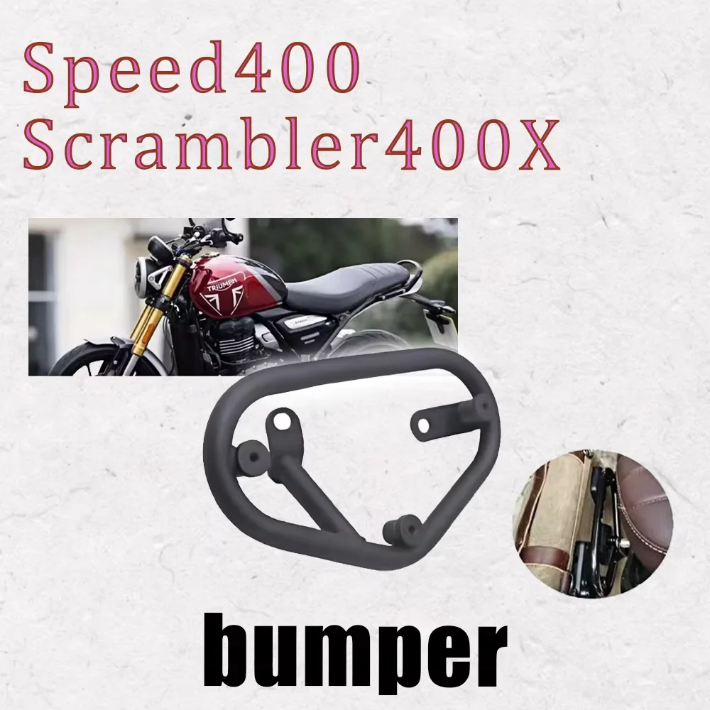 

Мотоциклетная седельная сумка, держатель боковой багажник, поддержка скорости 400, скремблер 400X, скремблер 400X 2024