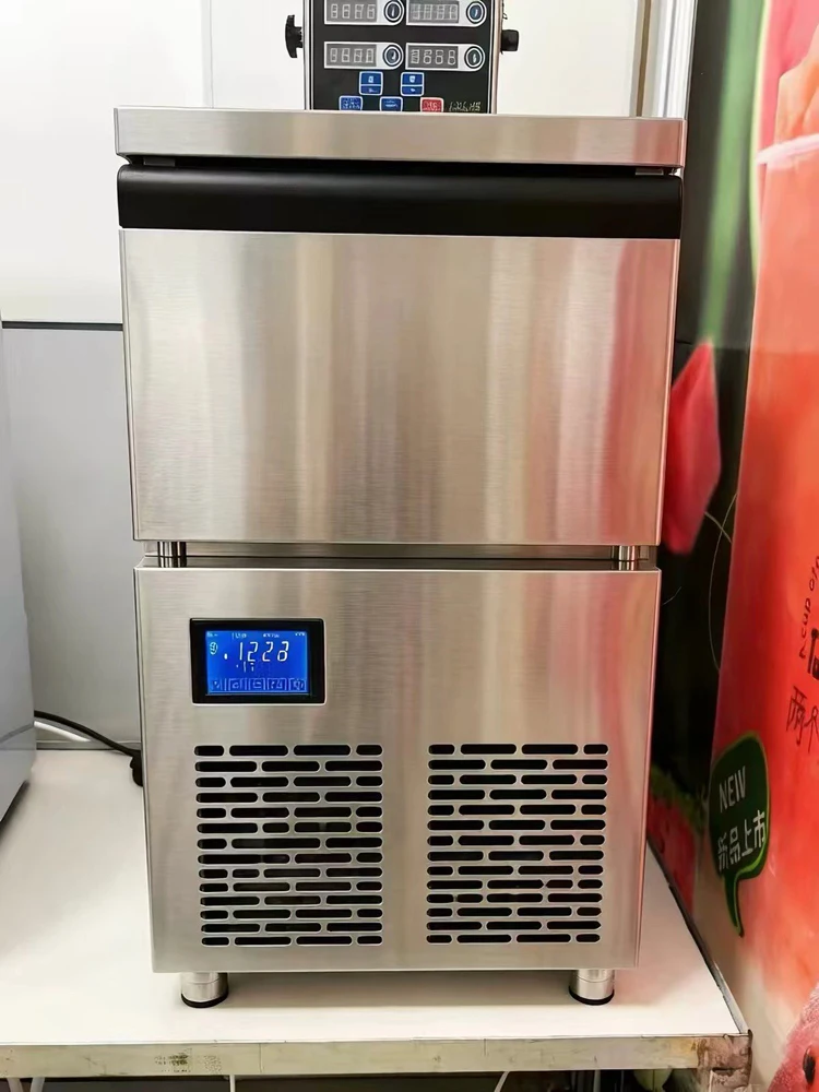Ice Maker Commercial Milk Tea Shop Small And Large Bar Automatic Cube Ice Making Machine