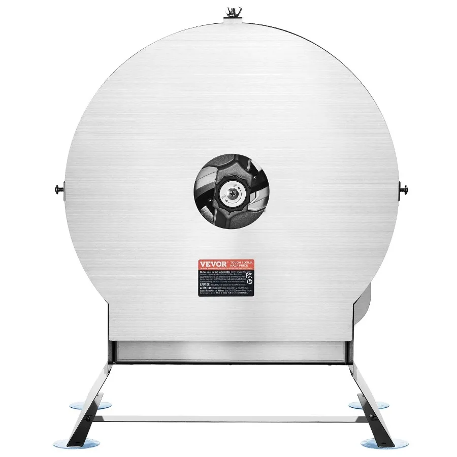 

Electric Vegetable Slicer, 0-0.5/0-12mm Thickness Adjustable Commercial Slicer Machine, Convertible to Manual, Stainless Steel
